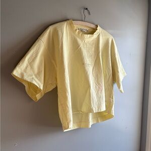 Yellow Acne Studios Boxy Tee